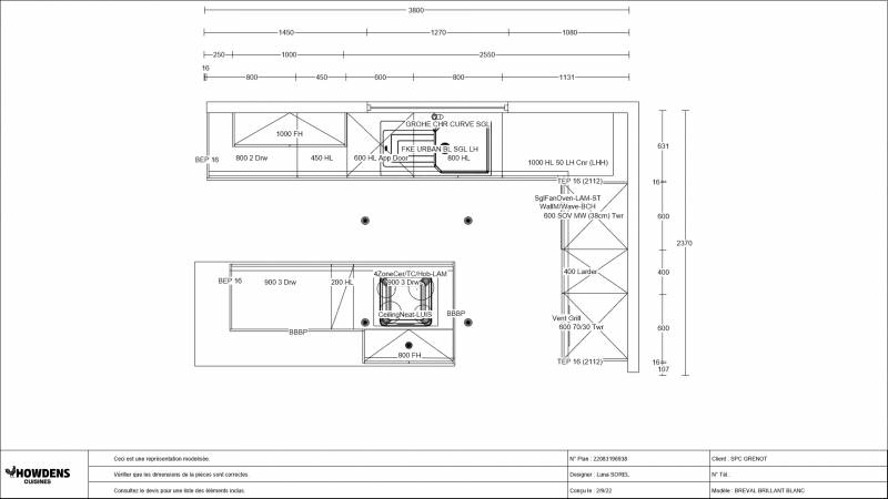 Confection de plan personnalisé pour votre cuisine