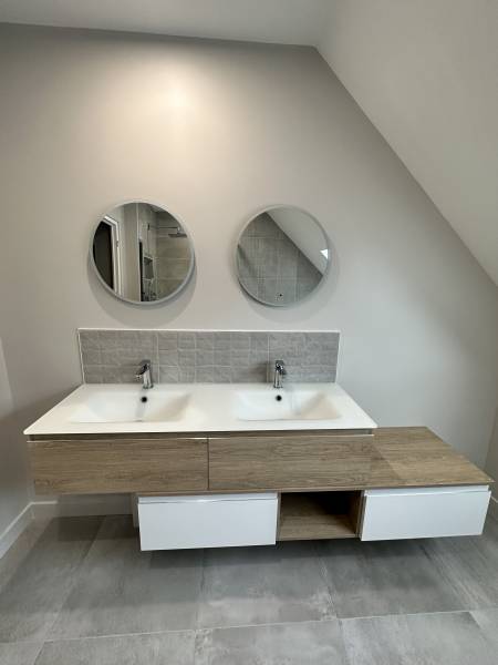 Rénovation d'une très belle salle de bain à Rouen