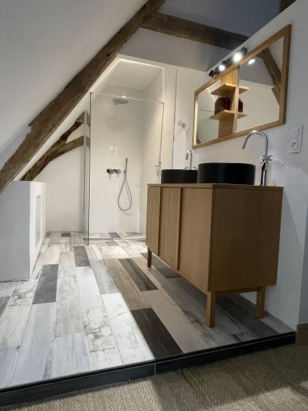 Création d'une douche à l'italienne à Bourg-Achard